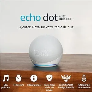 Réveil Echo Dot 5e Génération